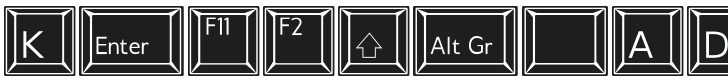 Keypad ADF No2 Font Preview
