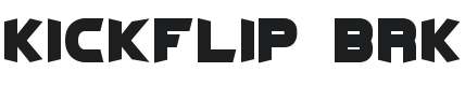 Kickflip Font Preview