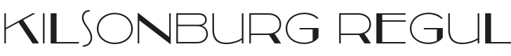 Kilsonburg Font Preview