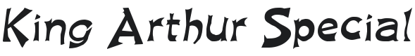 King Arthur Special Font Preview