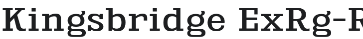 Kingsbridge ExRg-Regular Font Preview
