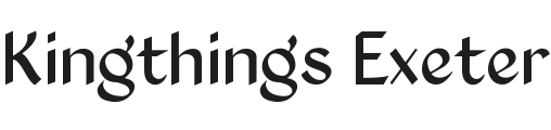 Kingthings Exeter Font Preview