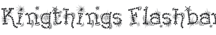 Kingthings Flashbang Font Preview