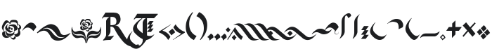 Kingthings Flourishes Font Preview