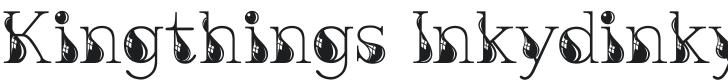 Kingthings Inkydinky Font Preview