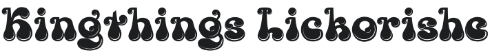 Kingthings Lickorishe Font Preview