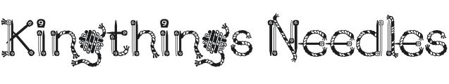 Kingthings Needles Font Preview