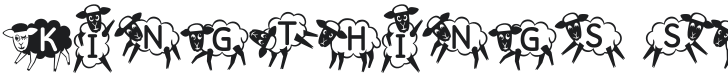 Kingthings Sheepishly Font Preview