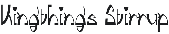 Kingthings Stirrup Font Preview