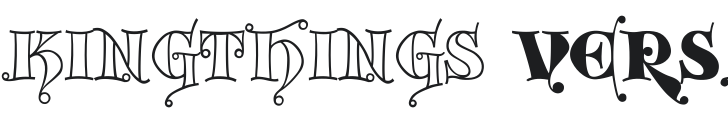 Kingthings Versalis Font Preview