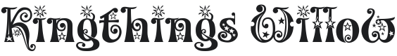 Kingthings Willow Font Preview