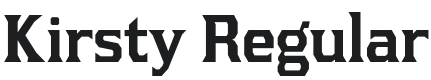 Kirsty Font Preview
