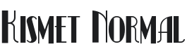 Kismet Font Preview
