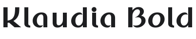 Klaudia Bold Font Preview