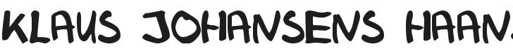 Klaus Johansens haandskrift Font Preview
