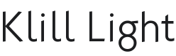 Klill Font Preview