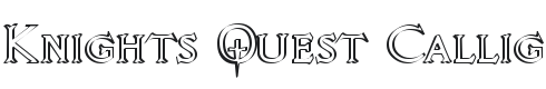 Knights Quest Callig Font Preview