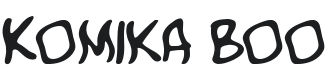 Komika Boo Font Preview