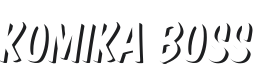 Komika Boss Font Preview