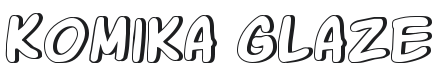 Komika Glaze Font Preview