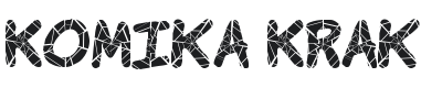 Komika Krak Font Preview