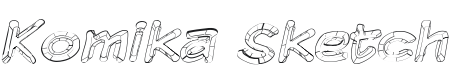 Komika Sketch Font Preview