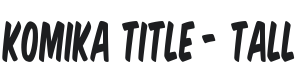 Komika Title - Tall Font Preview