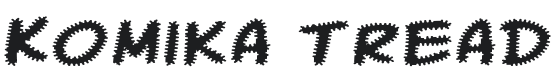 Komika Tread Font Preview