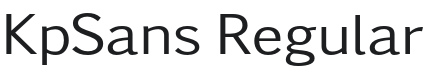 KpSans Font Preview