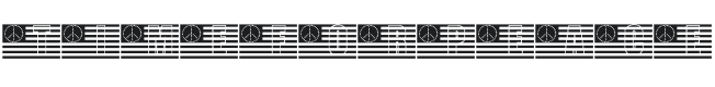 KR A Time For Peace Font Preview