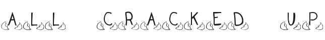 KR All Cracked Up Font Preview