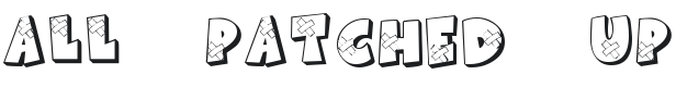 KR All Patched Up Font Preview