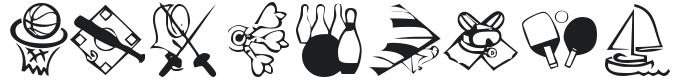 KR All Sport Font Preview