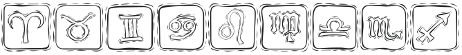 KR Astro 1 Font Preview