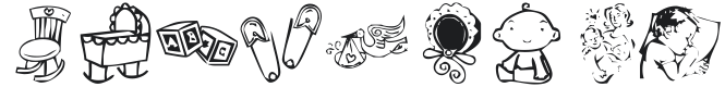 KR Baby Love Font Preview