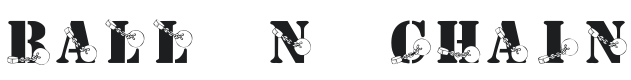 KR Ball N Chain Font Preview