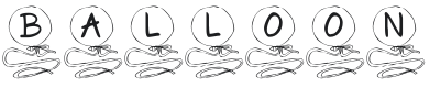 KR Balloon Font Preview