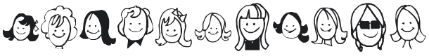 KR Barb's Class Girls Font Preview