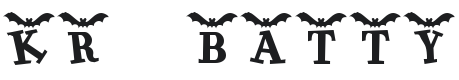KR Batty Font Preview
