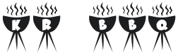 KR BBQ Font Preview