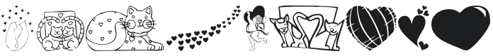 KR Be Mine Again Font Preview