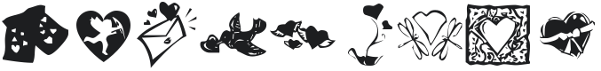 KR Be Mine Always Font Preview