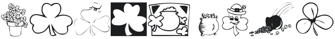 KR Belated St Patricks Font Preview