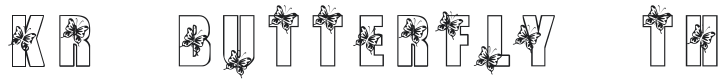 KR Butterfly 3 Font Preview
