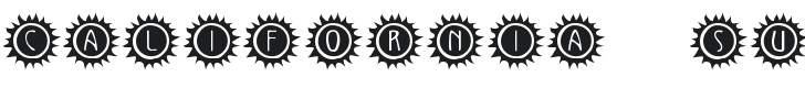 KR California Sun Font Preview
