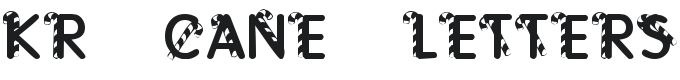 KR Cane Letters Font Preview