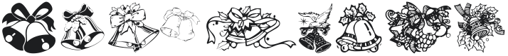 KR Christmas Bells Font Preview