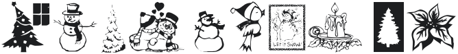 KR Christmas Time Font Preview