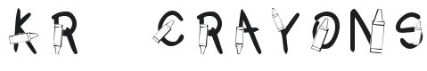 KR Crayons Font Preview