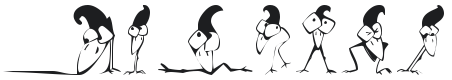 KR Crazy Crow Font Preview